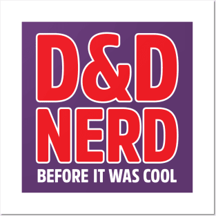 D&D Nerd Before It Was Cool Posters and Art